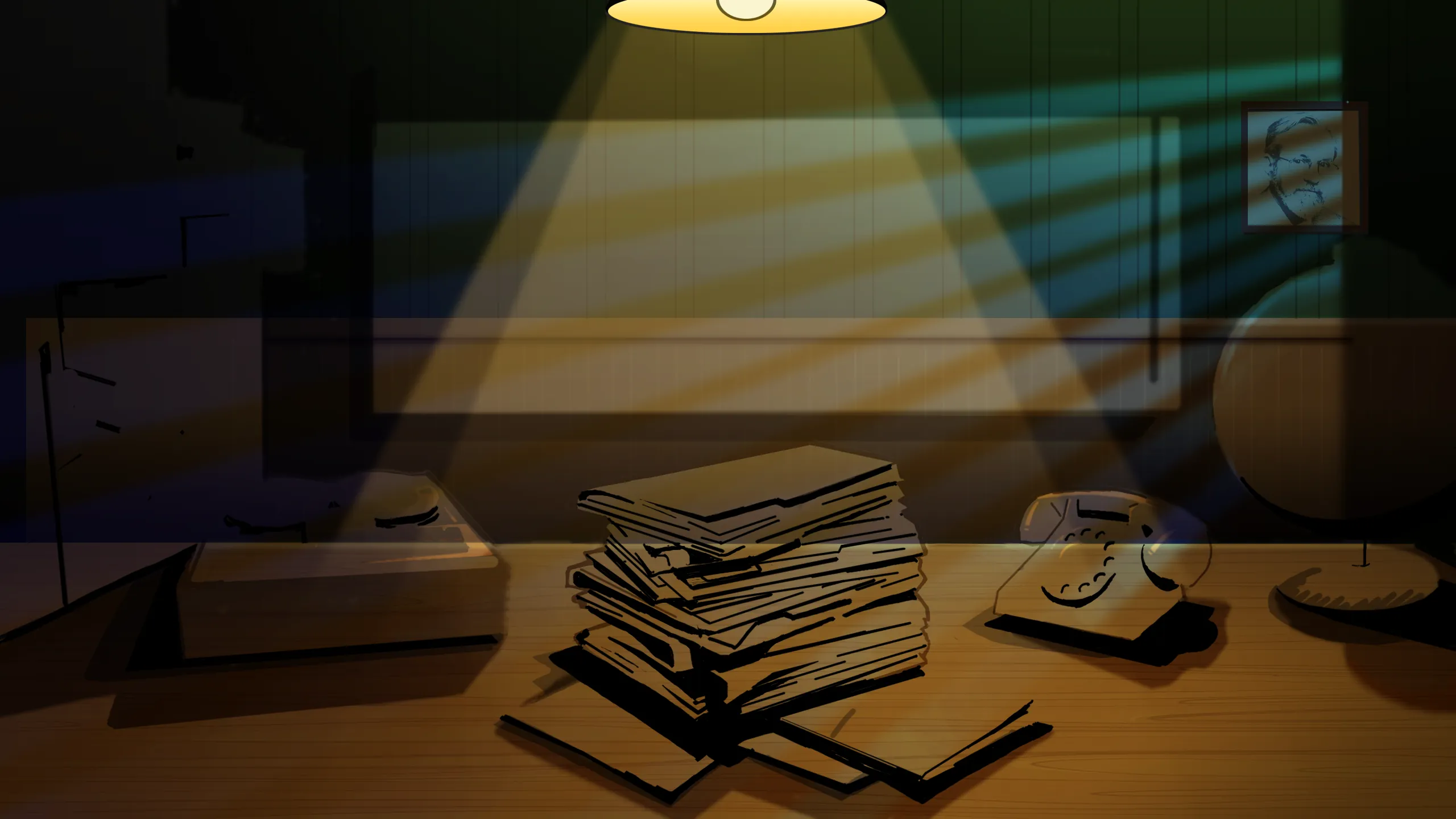 Detective case room